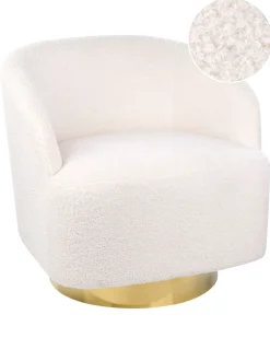 Nojatuolit<Beliani Nojatuoli Buklee Valkoinen Lavik