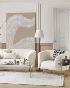 Best Sale Beliani Nojatuoli Buklee Valkoinen Loen