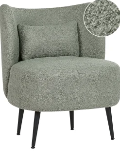 Nojatuolit<Beliani Nojatuoli Buklee Vihrea Otsby