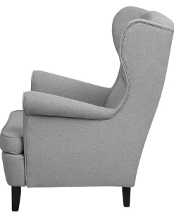 Best Sale Beliani Nojatuoli Harmaa Abson