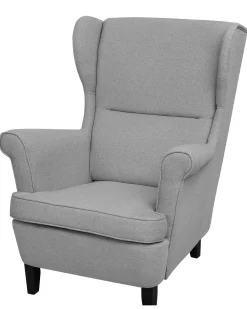 Best Sale Beliani Nojatuoli Harmaa Abson