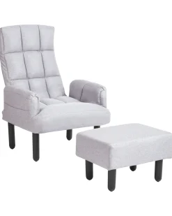 Cheap Beliani Nojatuoli Ja Rahi Harmaa Oland