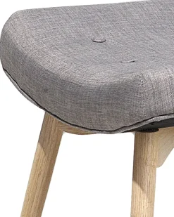 Nojatuolit<Beliani Nojatuoli Ja Rahi Harmaanruskea Vejle