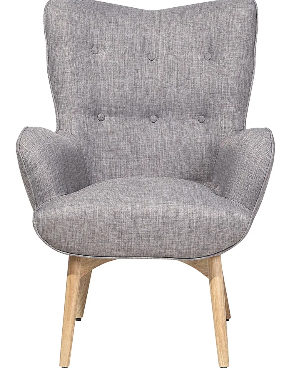 Nojatuolit<Beliani Nojatuoli Ja Rahi Harmaanruskea Vejle