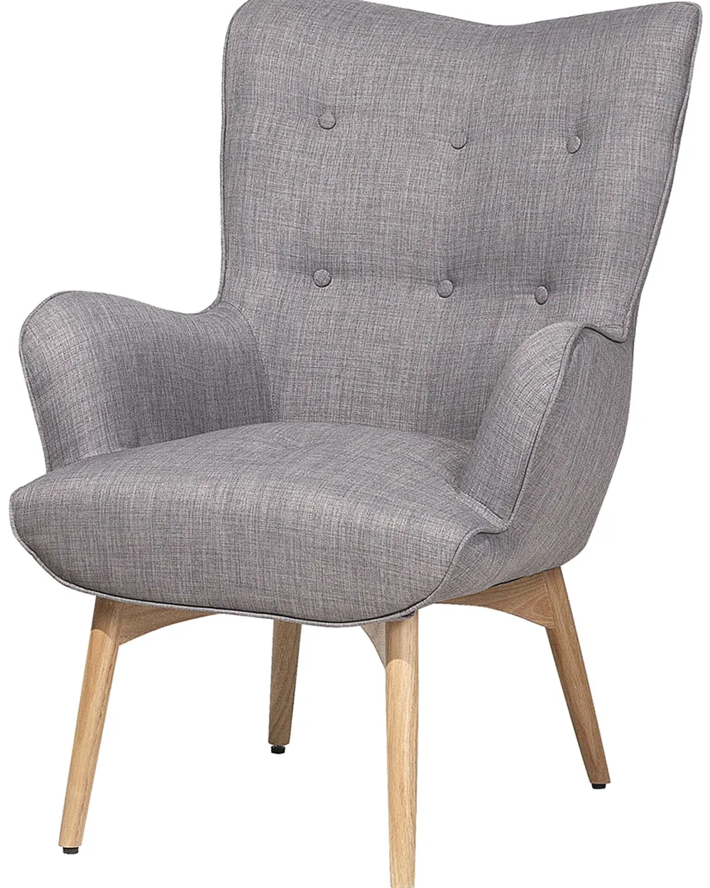 Nojatuolit<Beliani Nojatuoli Ja Rahi Harmaanruskea Vejle