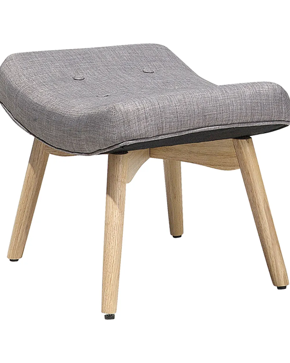 Nojatuolit<Beliani Nojatuoli Ja Rahi Harmaanruskea Vejle