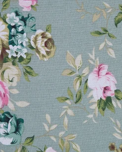 Fashion Beliani Nojatuoli Ja Rahi Kukkakuvioinen Vihrea Hamar