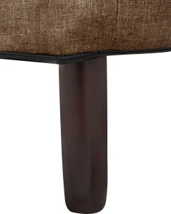 Nojatuolit<Beliani Nojatuoli Ja Rahi Ruskea Oland