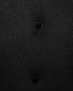 Nojatuolit<Beliani Nojatuoli Ja Rahi Samettinen Musta Vejle