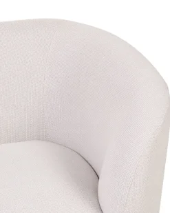 Nojatuolit<Beliani Nojatuoli Kangas Beige/Kulta Loen