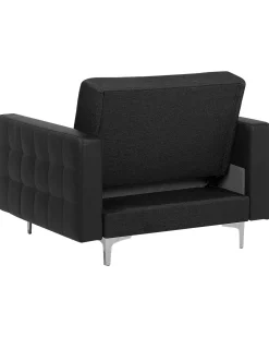 Shop Beliani Nojatuoli Kangas Grafiitinharmaa Aberdeen