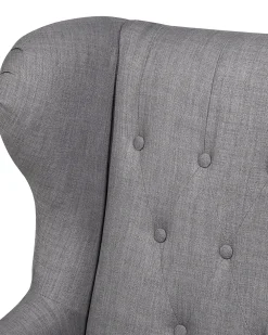 Online Beliani Nojatuoli Kangas Harmaa Alta