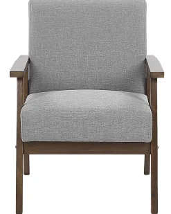 Store Beliani Nojatuoli Kangas Harmaa Asnes