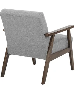 Store Beliani Nojatuoli Kangas Harmaa Asnes