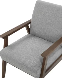 Store Beliani Nojatuoli Kangas Harmaa Asnes