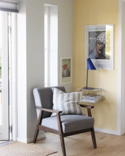 Store Beliani Nojatuoli Kangas Harmaa Asnes