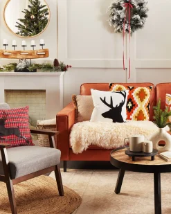 Store Beliani Nojatuoli Kangas Harmaa Asnes