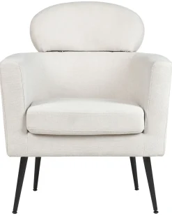 Shop Beliani Nojatuoli Kangas Kermanvalkoinen Soby