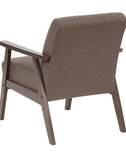 Store Beliani Nojatuoli Kangas Ruskea Asnes