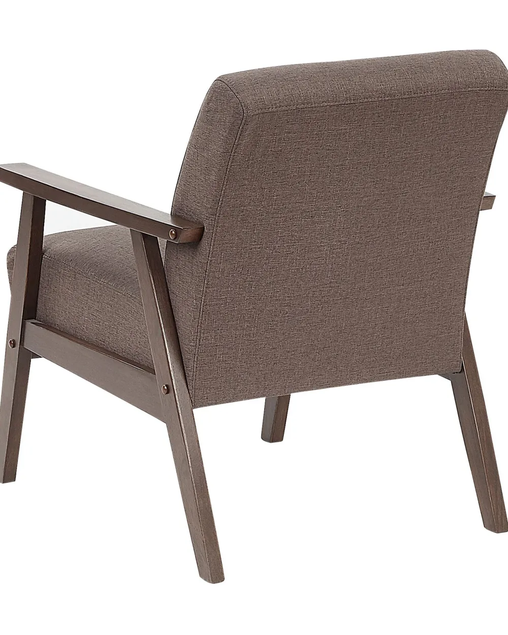 Store Beliani Nojatuoli Kangas Ruskea Asnes