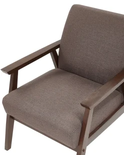 Store Beliani Nojatuoli Kangas Ruskea Asnes