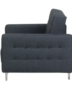 Best Sale Beliani Nojatuoli Kangas Tummanharmaa Aberdeen