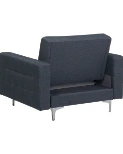 Best Sale Beliani Nojatuoli Kangas Tummanharmaa Aberdeen