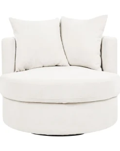 Nojatuolit<Beliani Nojatuoli Kangas Vaalea Beige Dalby