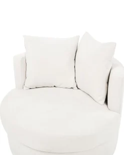 Nojatuolit<Beliani Nojatuoli Kangas Vaalea Beige Dalby