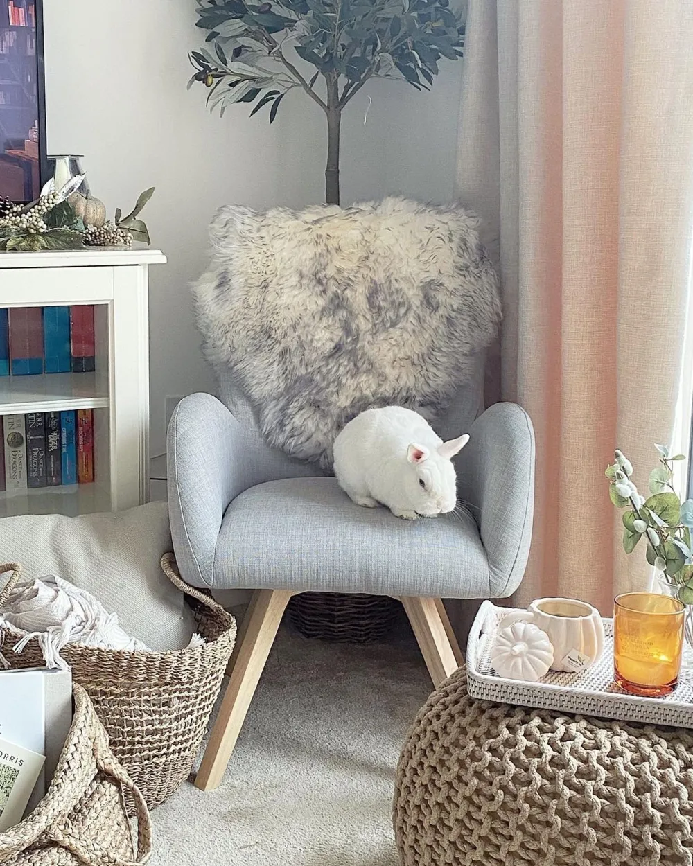 Flash Sale Beliani Nojatuoli Kangas Vaaleanharmaa Bjarn