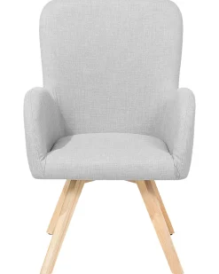 Flash Sale Beliani Nojatuoli Kangas Vaaleanharmaa Bjarn