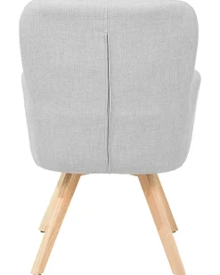 Flash Sale Beliani Nojatuoli Kangas Vaaleanharmaa Bjarn