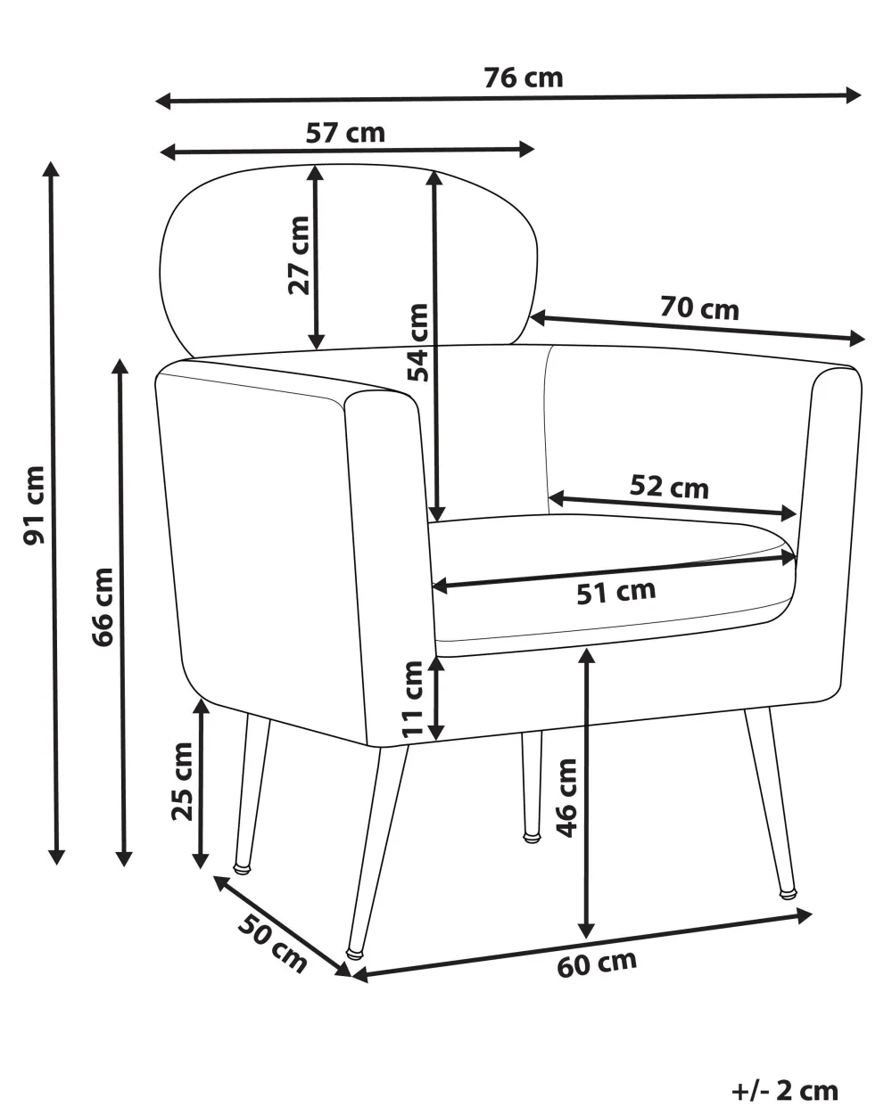 Nojatuolit<Beliani Nojatuoli Kangas Vaaleanharmaa Soby
