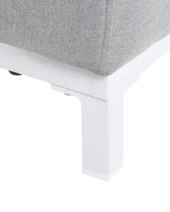 Clearance Beliani Nojatuoli Kangas Vaaleanharmaa/Valkoinen 2 Kpl Rovigo