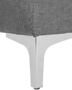 Hot Beliani Nojatuoli Kangas Vaaleanharmaa/Musta Aberdeen