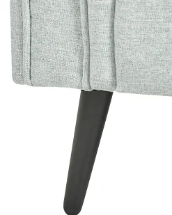 Store Beliani Nojatuoli Kangas Vaaleanharmaa Vietas