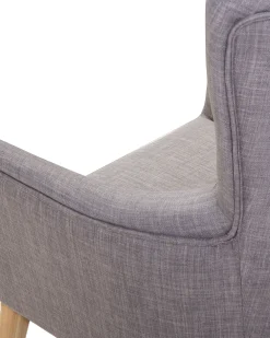 Hot Beliani Nojatuoli Kangas Vaaleanharmaa Angen