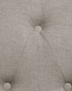 Best Beliani Nojatuoli Kangas Vaaleanharmaa Chesterfield