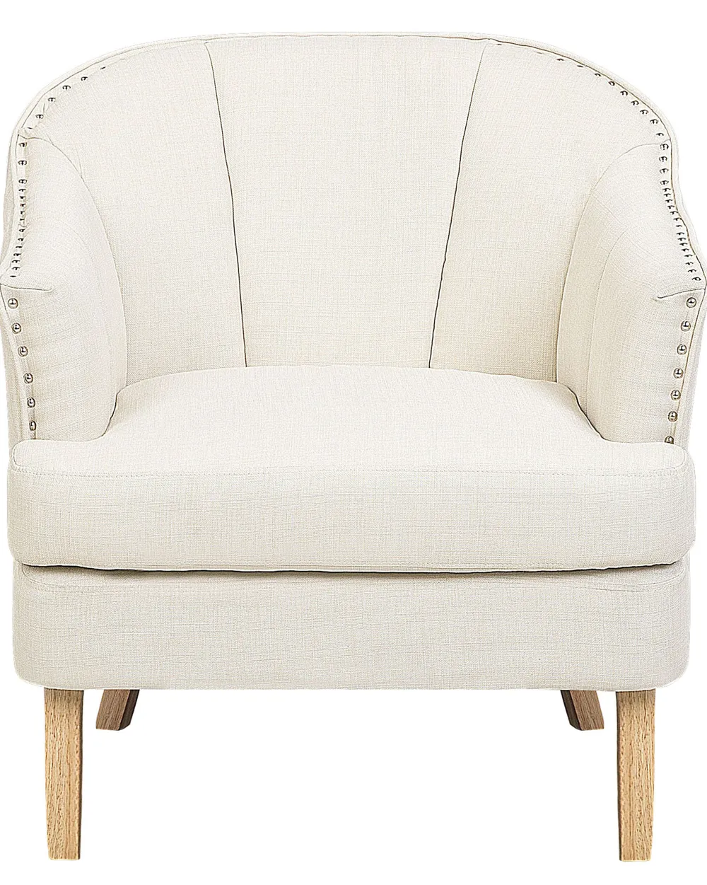 New Beliani Nojatuoli Kankainen Beige Elverum