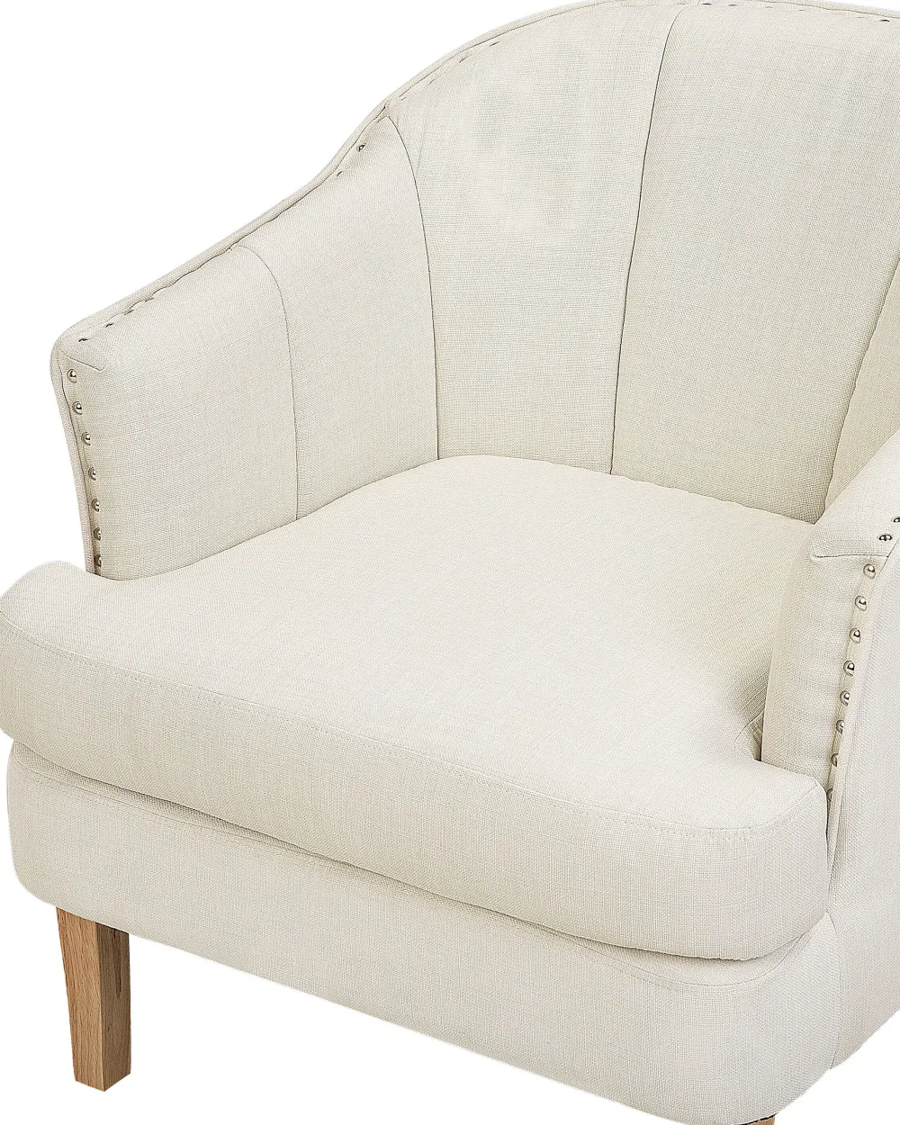 New Beliani Nojatuoli Kankainen Beige Elverum