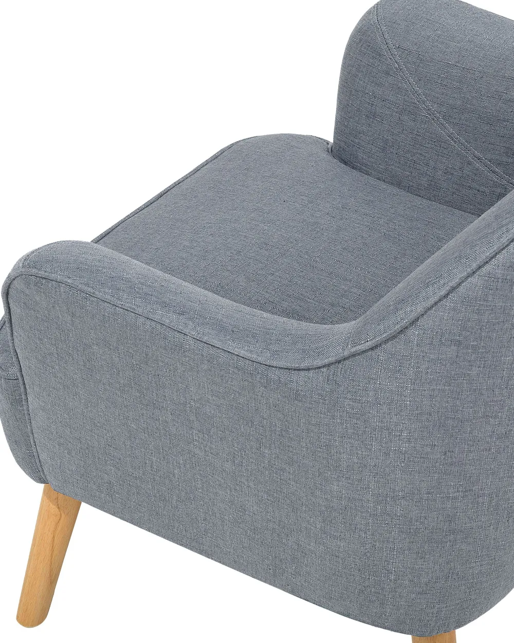 Nojatuolit<Beliani Nojatuoli Kankainen Harmaa Loken