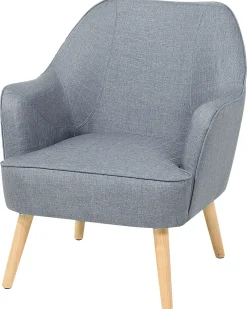 Nojatuolit<Beliani Nojatuoli Kankainen Harmaa Loken