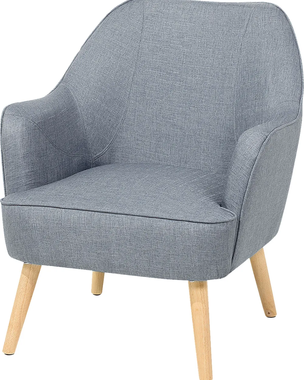 Nojatuolit<Beliani Nojatuoli Kankainen Harmaa Loken