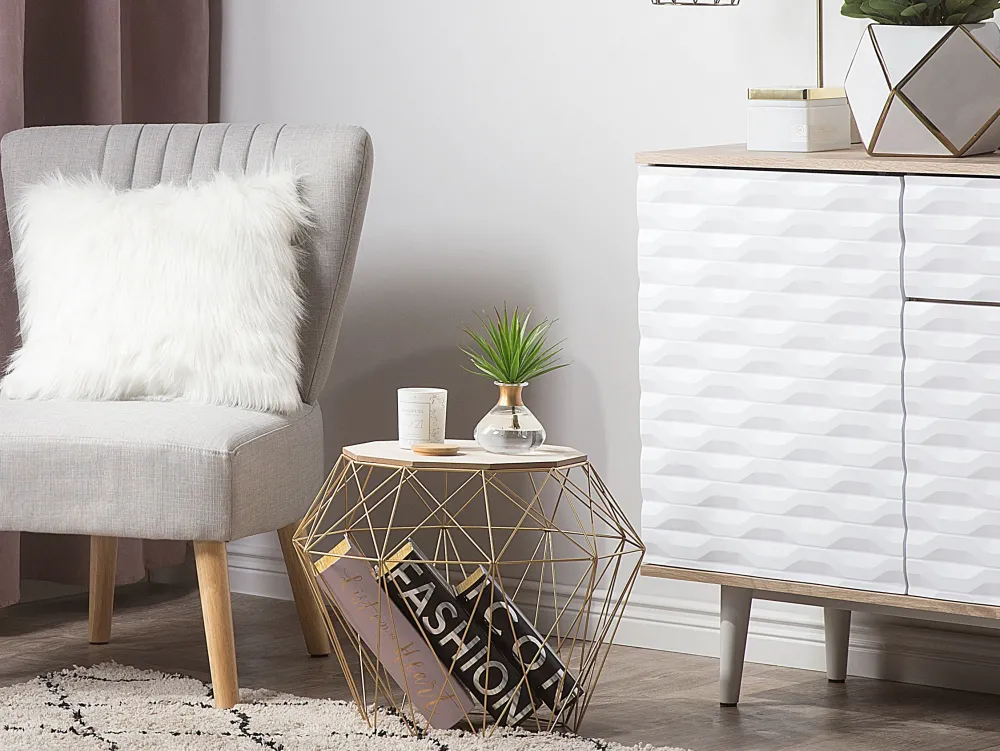 Nojatuolit<Beliani Nojatuoli Kankainen Harmaa Vaasa