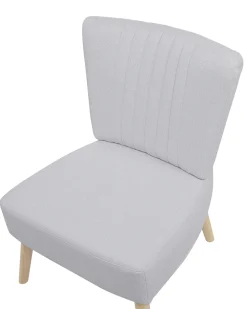 Nojatuolit<Beliani Nojatuoli Kankainen Harmaa Vaasa