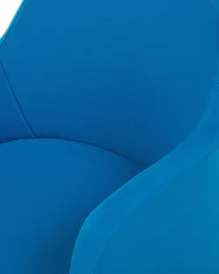 Discount Beliani Nojatuoli Kankainen Sininen Ystad