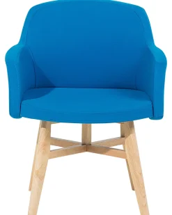 Discount Beliani Nojatuoli Kankainen Sininen Ystad