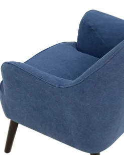 Outlet Beliani Nojatuoli Kankainen Tummansininen Loken