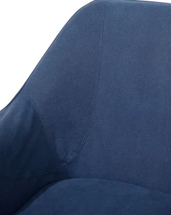 Outlet Beliani Nojatuoli Kankainen Tummansininen Loken