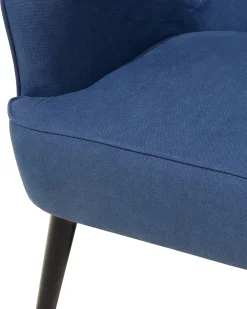 Outlet Beliani Nojatuoli Kankainen Tummansininen Loken